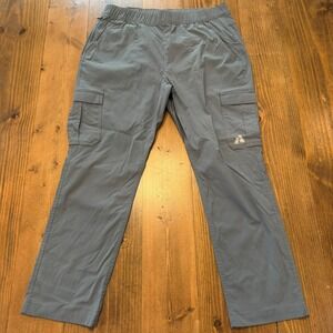 Eddie Bauer First Ascent Pants Womens 10 Blue Gray Stretch Nylon Gorp Hiking